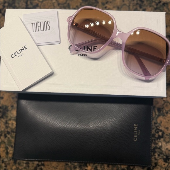 Celine light Purple Oversized Sunglasses - Picture 1 of 4